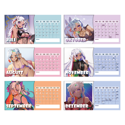 [PRE-ORDER] Jayu Pinup Kalender 2025 - Tischkalender