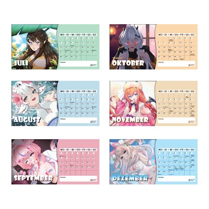 [PRE-ORDER] VTuber Kalender 2025 - Tischkalender